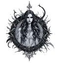 Freya Rune tattoo design idea