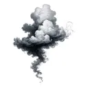 Filler Clouds and Smoke tattoo design idea