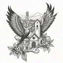 Assisi tattoo design idea