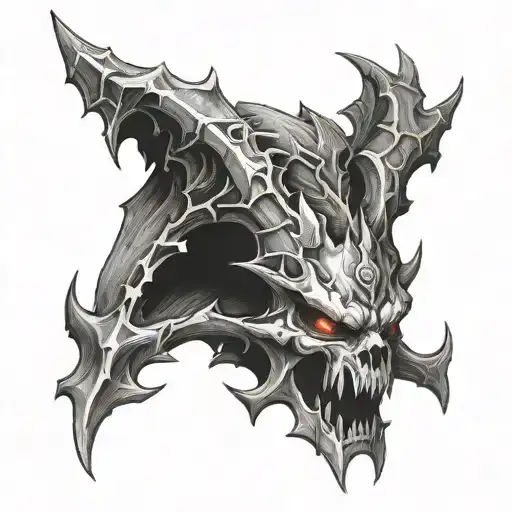 Diablo tattoo design idea