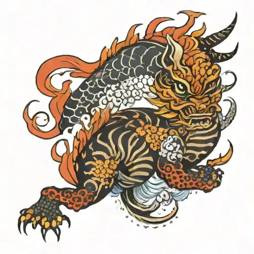 kirin tattoo design idea