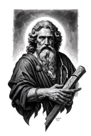 st Luke physician tattoo design idea