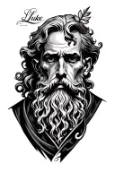 st Luke physician tattoo design idea