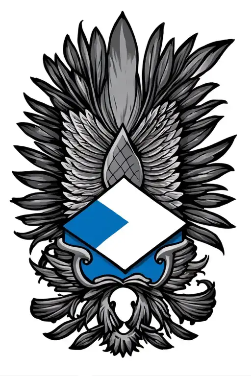 Guatemalan flag tattoo design idea