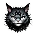 Cheshire Cat tattoo design idea