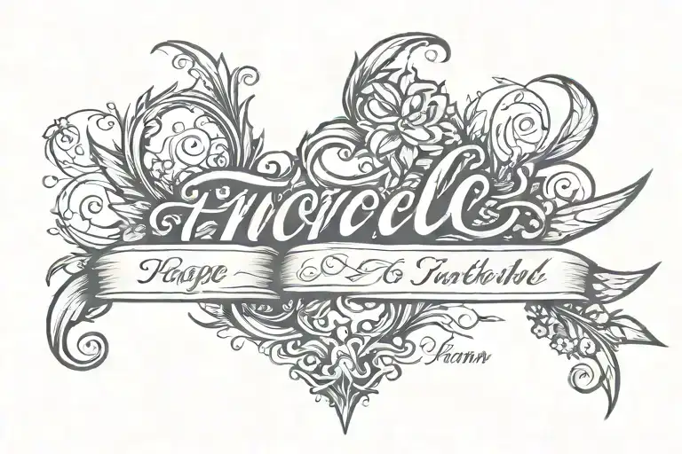 Inner forearm tattoo idea. "Page 111 as text" is in pure script cursive at the top horizontal tattoo design idea
