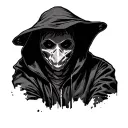 Hacker Being Alone tattoo design idea