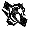 spiderman logo tattoo design idea