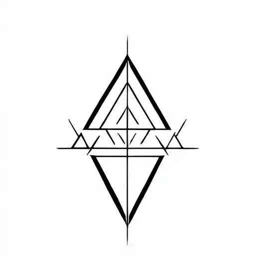 valknut tattoo design idea