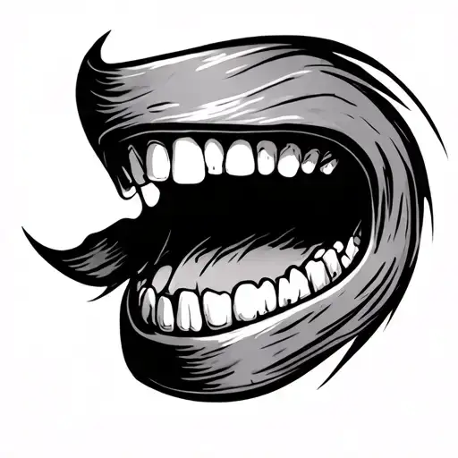 Bite Mark tattoo design idea