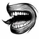 Bite Mark tattoo design idea