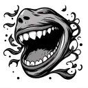 Bite Mark tattoo design idea