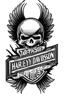 harley davidson tattoo design idea
