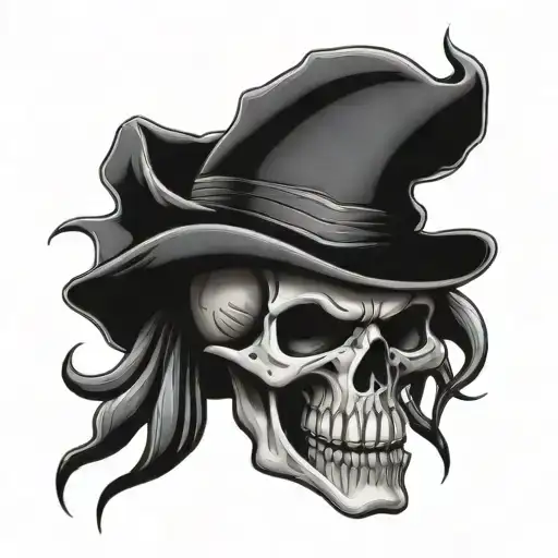 skull joker scorpion tattoo design idea