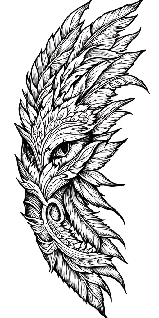 Incorporate leather tooling patterns into a western tattoo design tattoo design idea