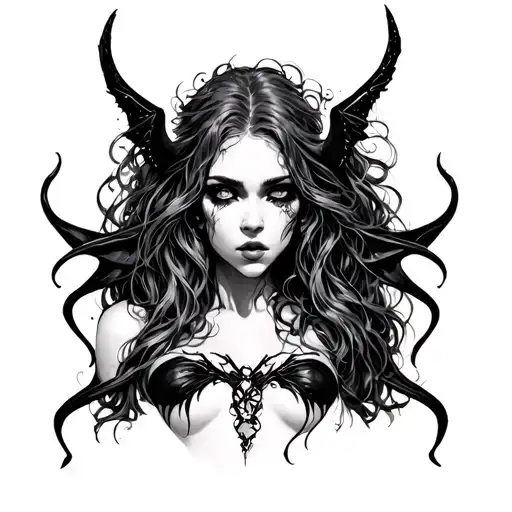 Succubus Womb tattoo design idea