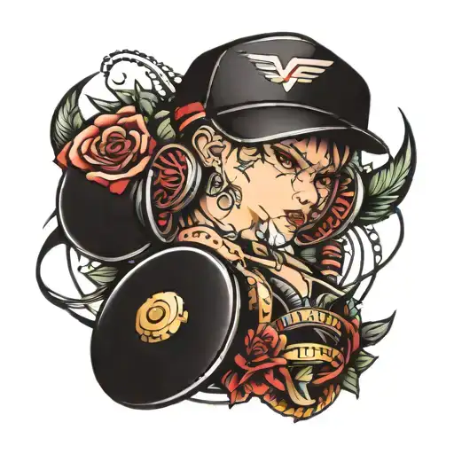 F1 & Weight Loss  tattoo design idea