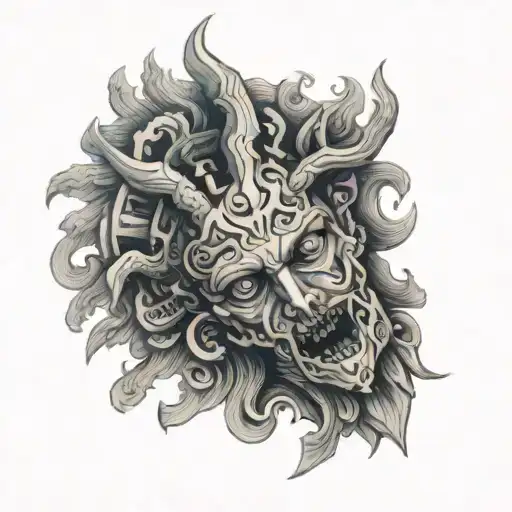 adam hand god tattoo design idea