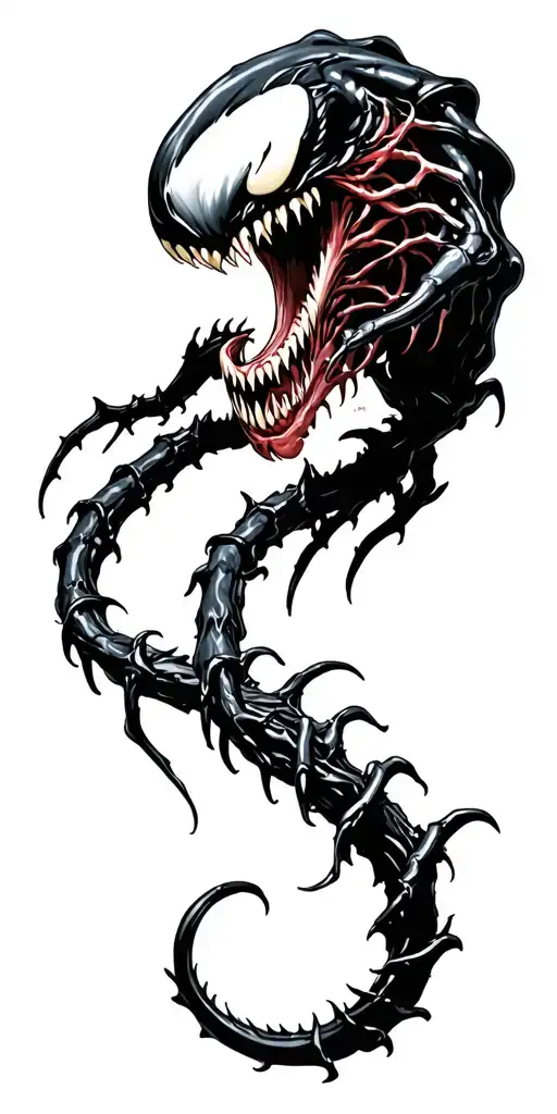 venom carnage symbiote tattoo design tattoo design idea