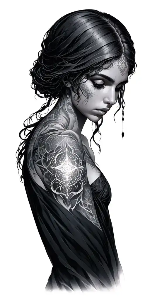 Cosmere allomancy tattoo design idea