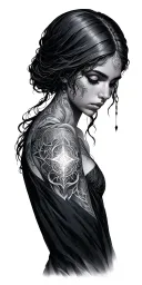 Cosmere allomancy tattoo design idea