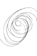 lorenz attractor with interstellar movie theme tattoo design idea