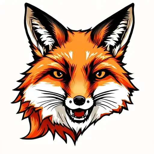 "Fox Box" tattoo design idea