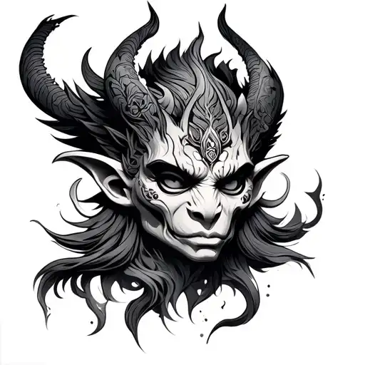 Asura tattoo design idea