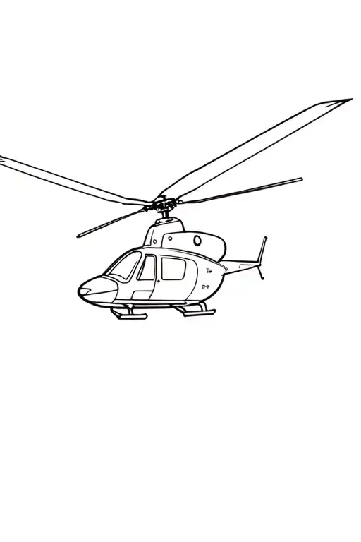aviation helicopter turbine tattoo design idea
