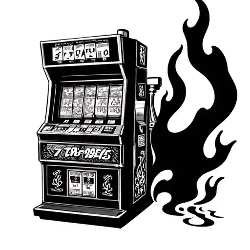777 casino machine, 4 -sheet trebol, game flames tattoo design idea