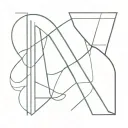 overlapping letters B E H M tattoo design idea