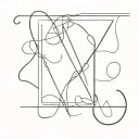 overlapping letters B E H M tattoo design idea