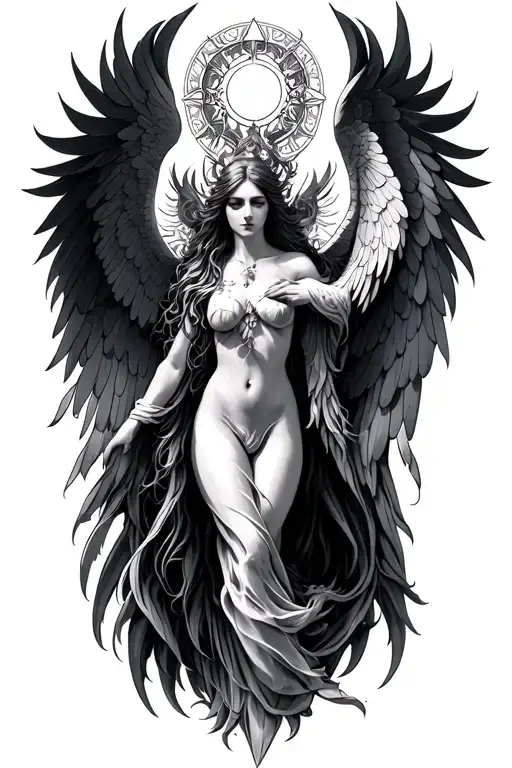 Seraphim tattoo design idea