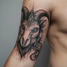 Raven tattoo design idea