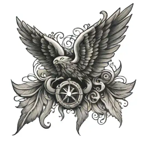 Navy Wings tattoo design idea