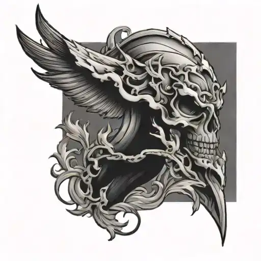 I remain undefeated tattoo design idea