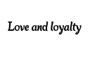 "Love and loyalty " tattoo design idea