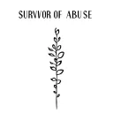 Survivor Of Abuse tattoo design idea