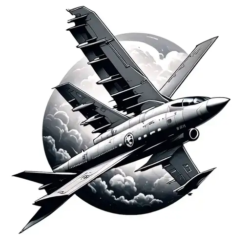 Aerospace tattoo design idea