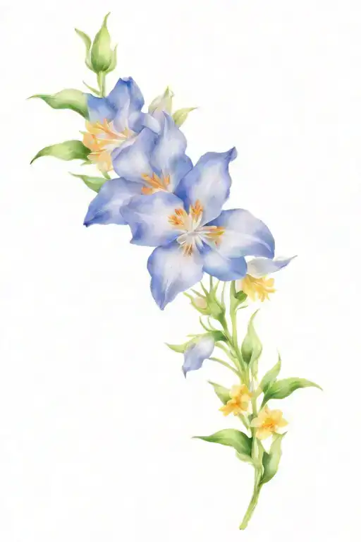 sleeve with violets, asters, gladiolus, narcissus, holly and chrysanthemum flowers tattoo design idea