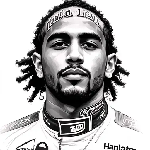 Lewis Hamilton tattoo design idea