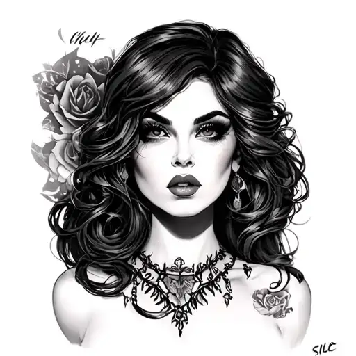 Slut tattoo design idea