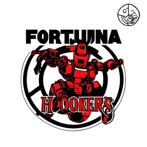 robot that says Fortuna Hookers tattoo design idea