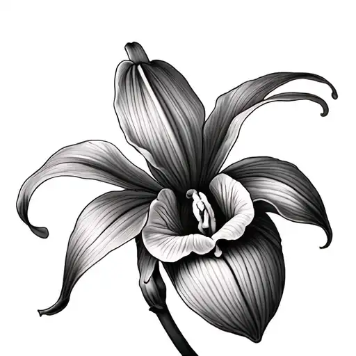 Lady Slipper tattoo design idea