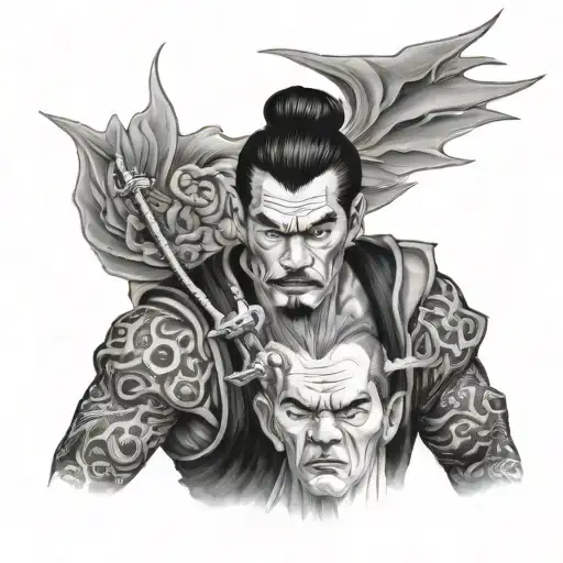 Toji Fushiguro tattoo design idea