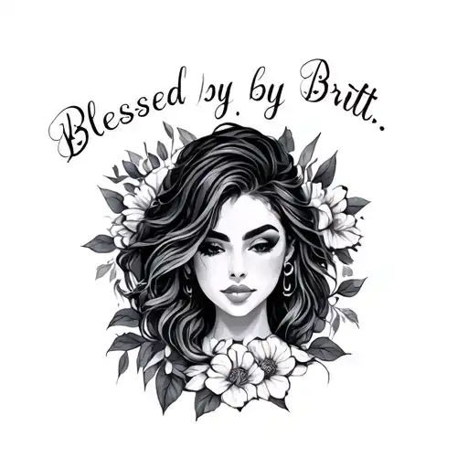 Bani..blessed by Priti Text tattoo design idea