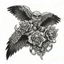 Grandkids tattoo design idea