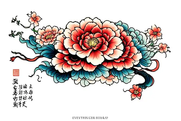 everything happens for a reason tattoo design idea