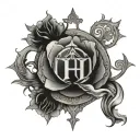 YHWH tattoo design idea