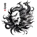 Raijin tattoo design idea